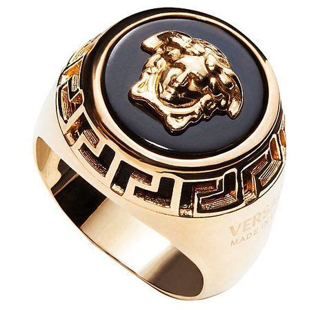 versace earing men|men's versace ring.